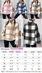 Plaid Quarter Zips
