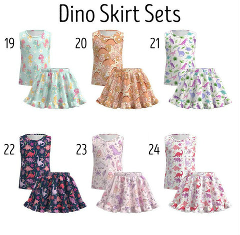 Dino Skirt Sets