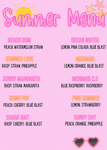 Summer Menu