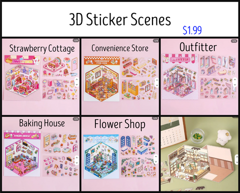 3D Sticker Scenes