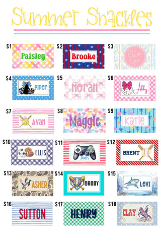 Personalized Snackle Boxes
