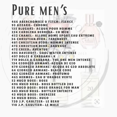 Men's Pures