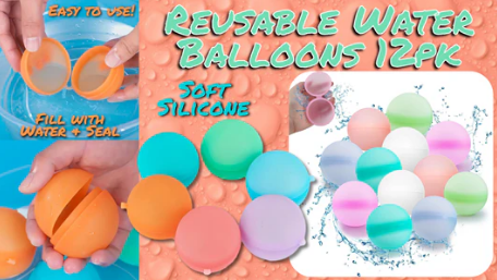Reusable Water Balloons (Set of 12)