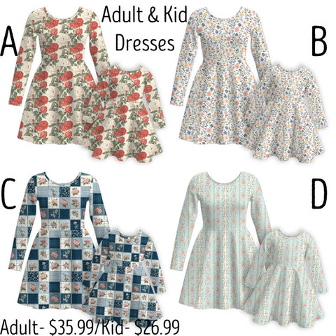 Adult & Kid Dresses