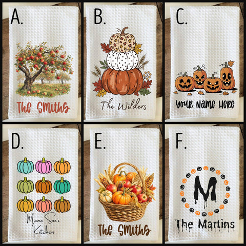 Tea Towels- Personalized