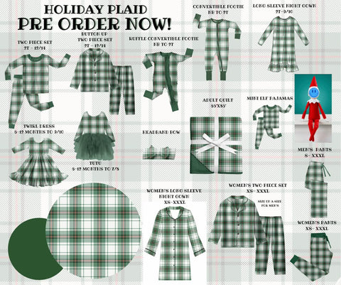 Holiday Plaid Kids