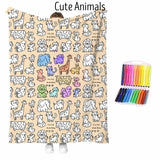 Coloring Blankets