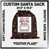 Custom Santa Sacks