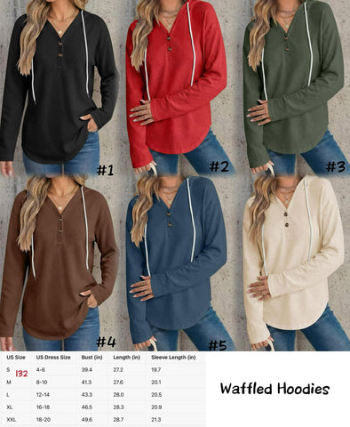 Waffled Hoodie (I32)