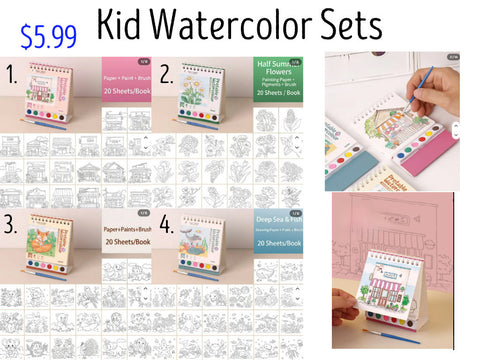 Kid Watercolor Sets
