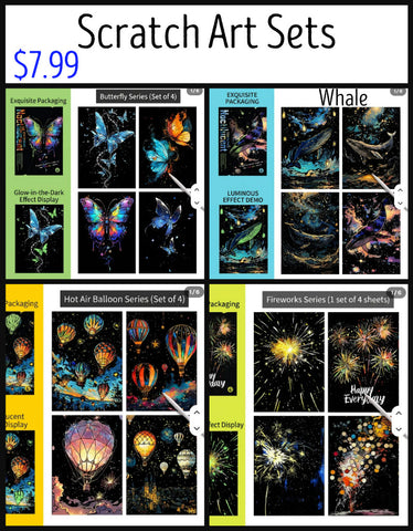 Scratch Art Sets