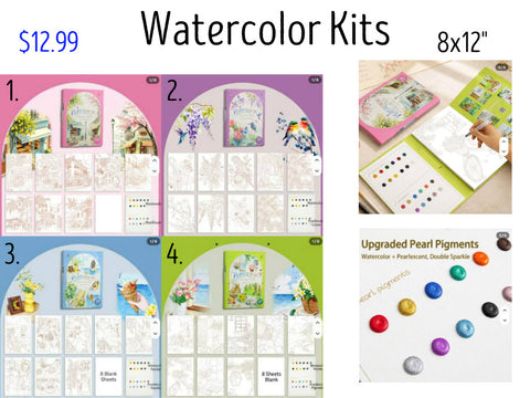 Shimmer Watercolor Kits